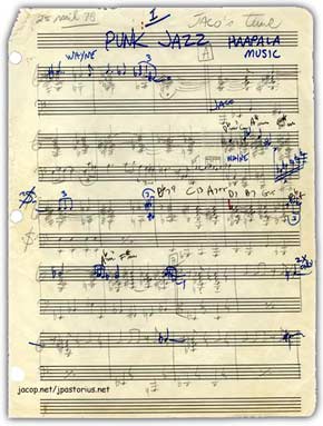Jazz Music Score